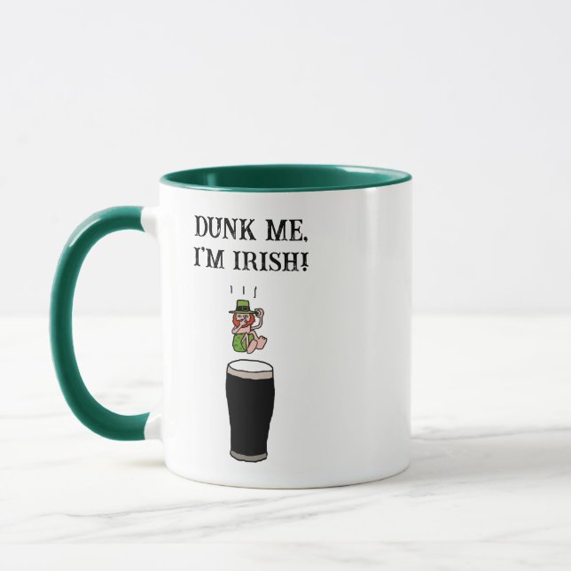 Caneca Leprechaun Beer Dive - Cartografia Engraçada (Esquerda)