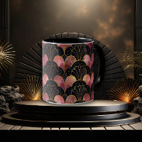 Leque Art Déco Elegante e Sofisticado