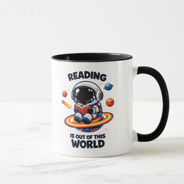 Caneca Ler é fora deste mundo (Direita)