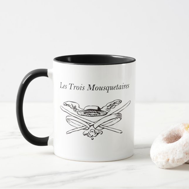 Caneca Les trois Mousquetaires - Os Três Mosqueteiros (Com Donut)