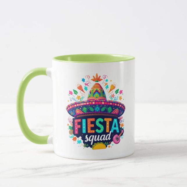 Caneca Let’s Fiesta Cinco De Mayo – Mexicano Color (Esquerda)