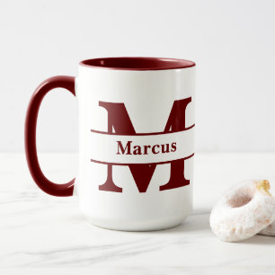 Caneca Letra e nome personalizados