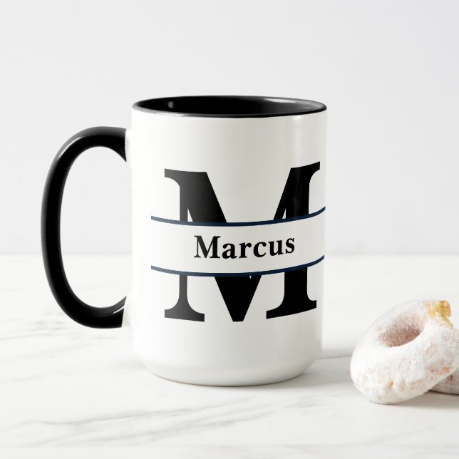 Caneca Letra e nome personalizados (Com Donut)