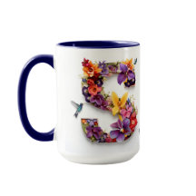 Letra Floral Personalizada S