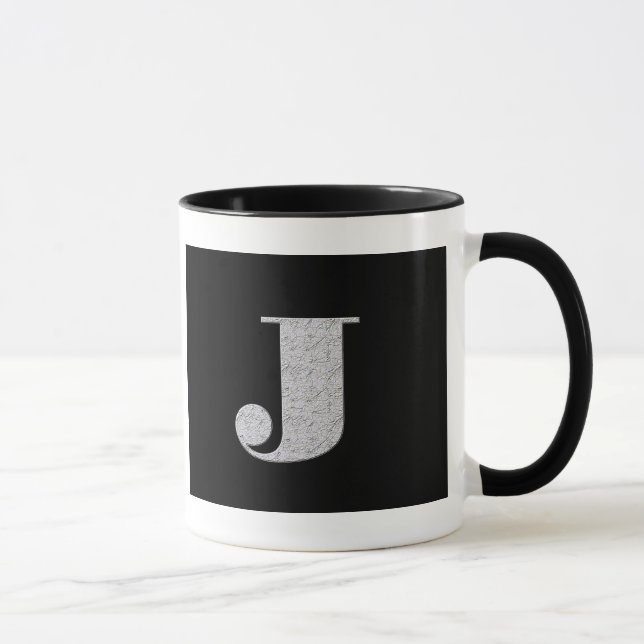 Caneca Letra J do monograma (Direita)