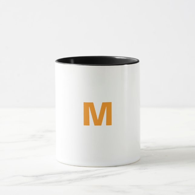 Caneca Letra M mug personalizada (Centro)
