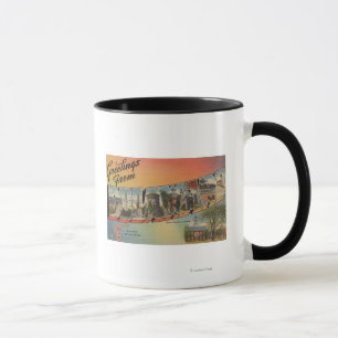 Caneca Letra ScenesDelaware de DelawareLarge