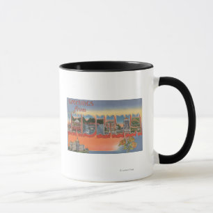 Caneca Letra ScenesIndiana de IndianaLarge