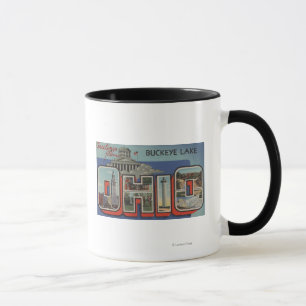 Caneca Letra ScenesOhio de OhioBuckeye LakeLarge