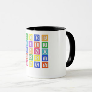 Caneca Letras em Bloco