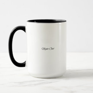 Caneca Letras em cursiva simples como uma pequena tatuage