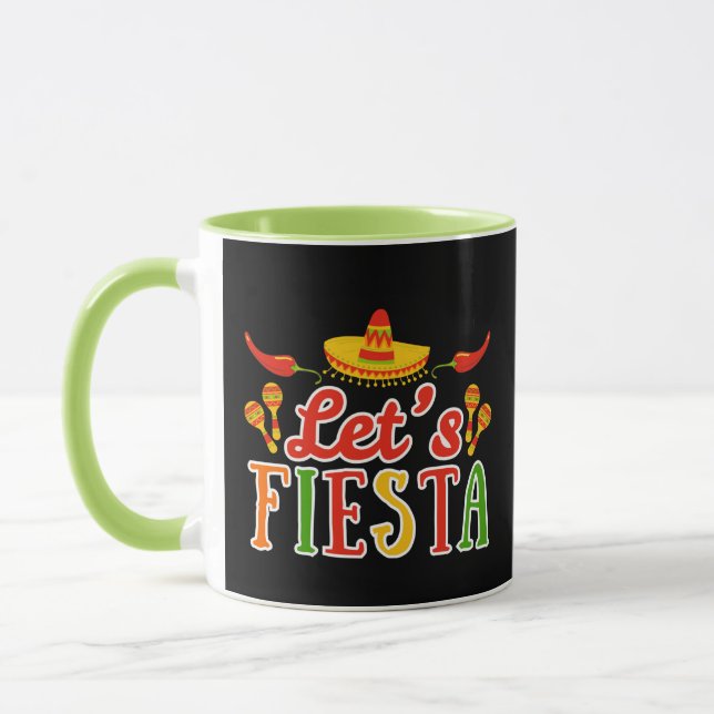 Caneca Let's Fiesta Cinco de Mayo (Esquerda)