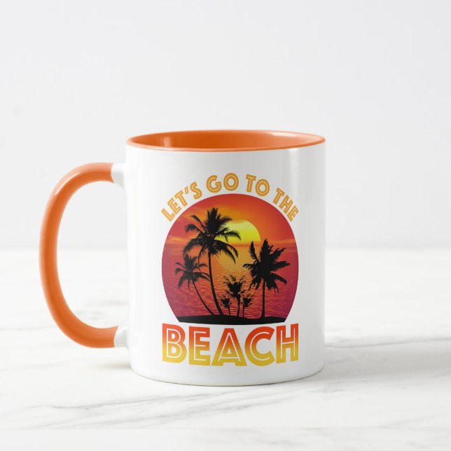 Caneca Let's Go To The Beach (Esquerda)