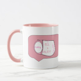 Caneca Lets "T"ell A Tale - Tea Cup Design
