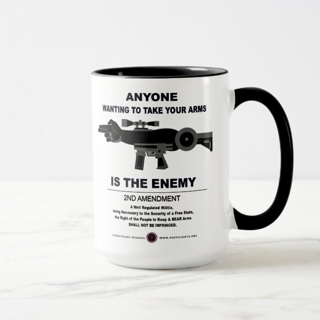 Caneca Levantamento das armas - Alteração do segundo (Direita)