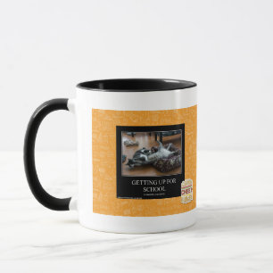 Caneca Levantar-se para a escola