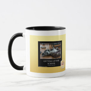Caneca Levantar-se para a escola