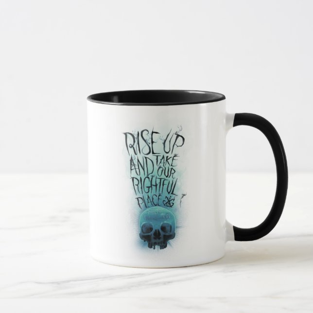 Caneca "Levante" Crânio e fumaça Gráfico (Direita)
