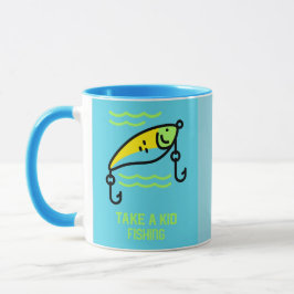 Caneca Levar uma criança para pescar