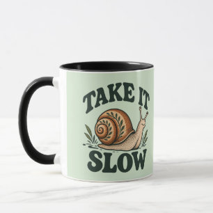 Caneca Leve Devagar - Caracol Caprichoso da Floresta Enca