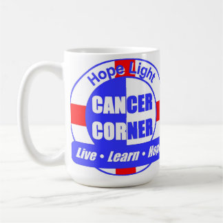 Caneca leve do canto do cancer da esperança