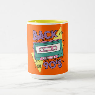 Caneca Leve-me de Volta para a Fita Cassete dos Anos Nove