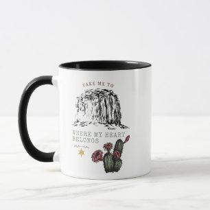 Caneca Leve-me para onde meu coração pertence
