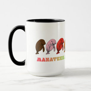 Caneca LGBTQIA+ Manatees só quer um abraço