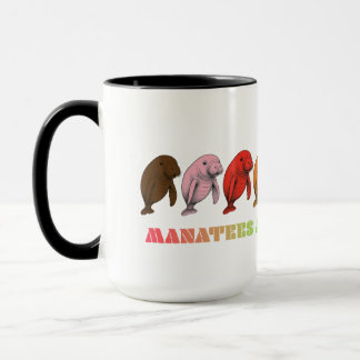 Caneca LGBTQIA+ Manatees só quer um abraço