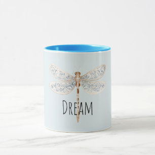 Caneca Libélula do Sonho Azul