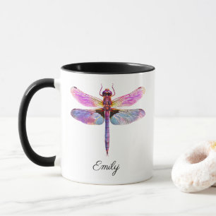 Caneca Libélula Vibrante Personalizada