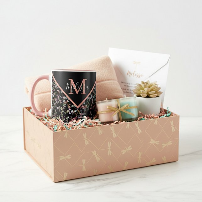 Caneca Libélulas coloridas personalizadas (Criador carregado)