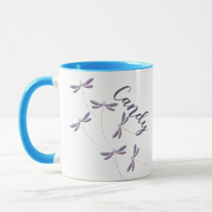 Caneca Libélulas personalizadas em voo