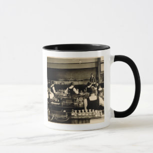 Caneca Lição da ciência na escola secundária de Londr