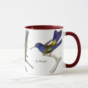 Caneca Lição de René Primevère - três colibris bonito