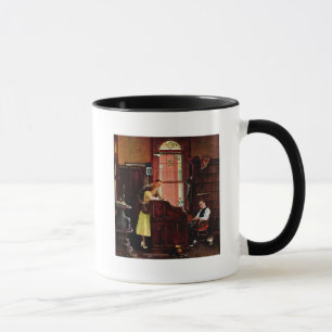 Caneca Licença de casamento por Norman Rockwell