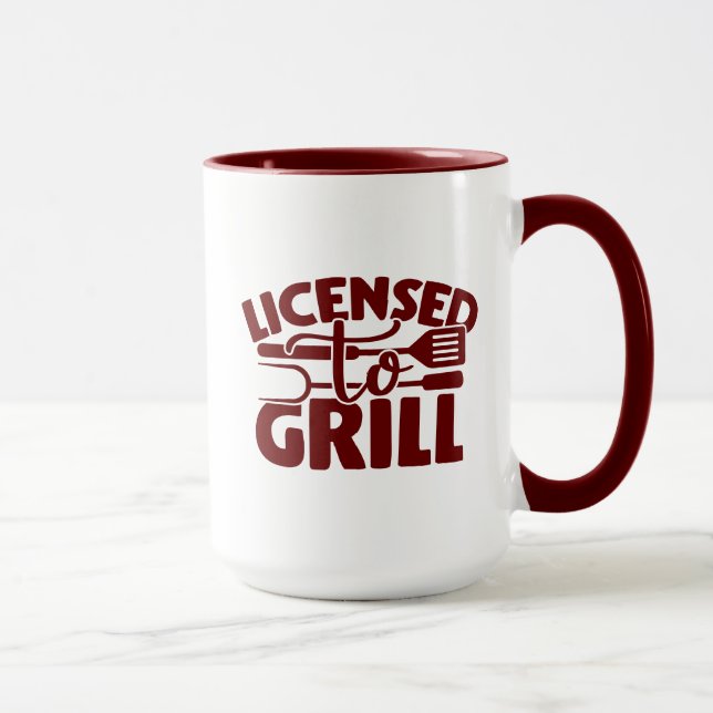 Caneca Licenciado para Grill (Direita)