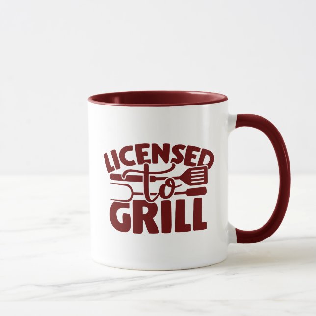 Caneca Licenciado para Grill (Direita)