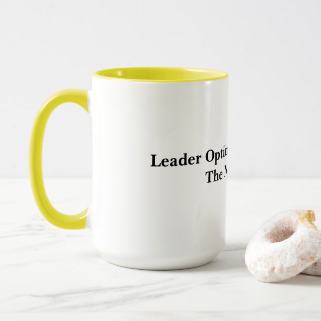 CANECA LIDERANÇA DE APERFEIÇOAMENTO DO LÍDER - O L.O.L. (Com Donut)