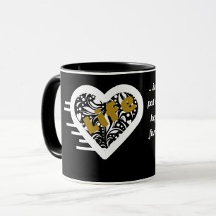 Caneca Life Cote Black Mug, poeta Adiela Akoo