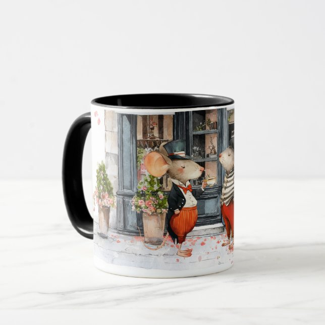 Caneca Life in Mice Town - Coffee Talks (Frente Esquerda)