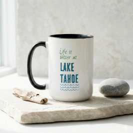 Caneca Life is better at Lake