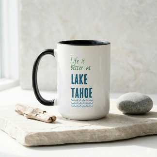 Caneca Life is better at Lake
