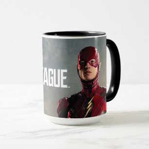 Caneca Liga da Justiça  Flash no campo de batalha