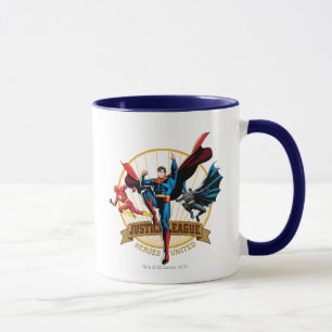 Caneca Liga da Justiça Heroes Unida