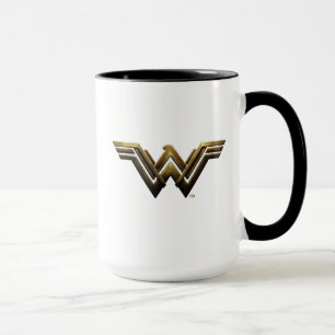 Caneca Liga da Justiça  Símbolo de Mulher Maravilha Met