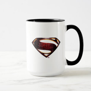 Caneca Liga da Justiça   Símbolo Superman Metálico