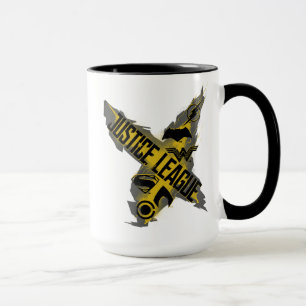 Caneca Liga da Justiça  Símbolos da Liga da Justiça e 