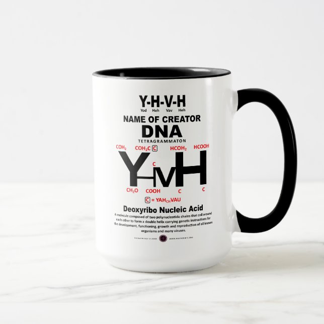 Caneca Ligação Química do ADN-YHVH (Direita)