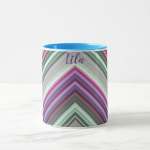 LILA ~ Mug personalizado ~ zany incomum